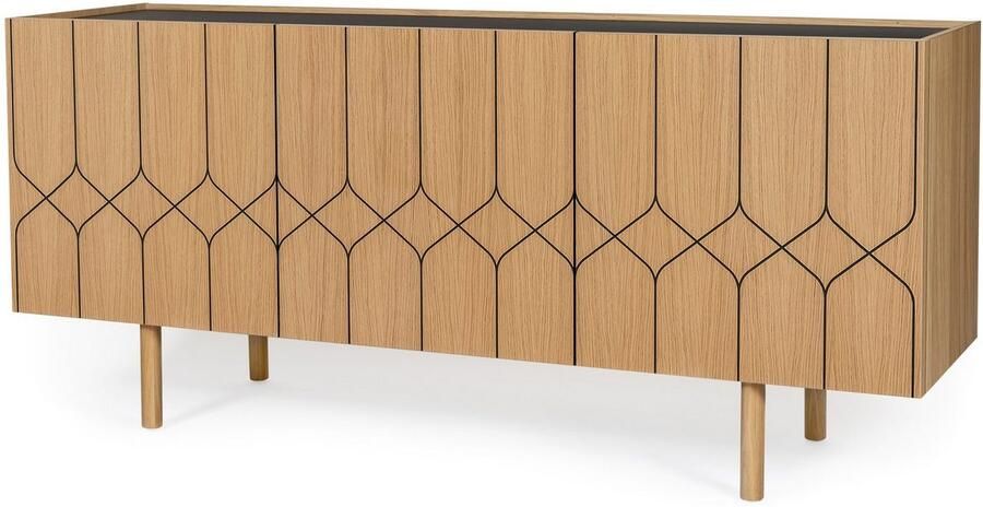 Woodman Kast Houtfineer van eiken Scandinavisch design - Foto 3
