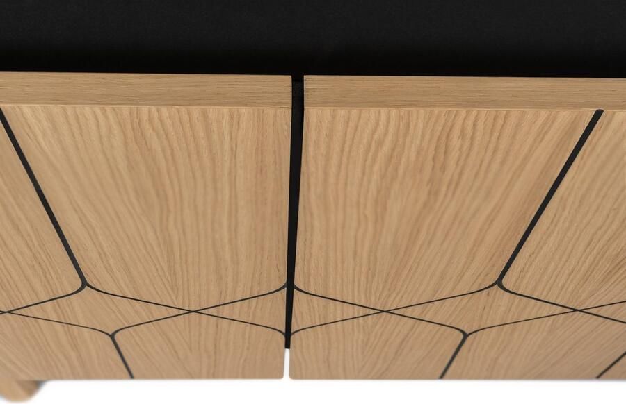 Woodman Kast Houtfineer van eiken Scandinavisch design FSC -gecertificeerd - Foto 2