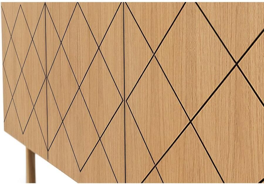 Woodman Kast Houtfineer van eiken Scandinavisch design