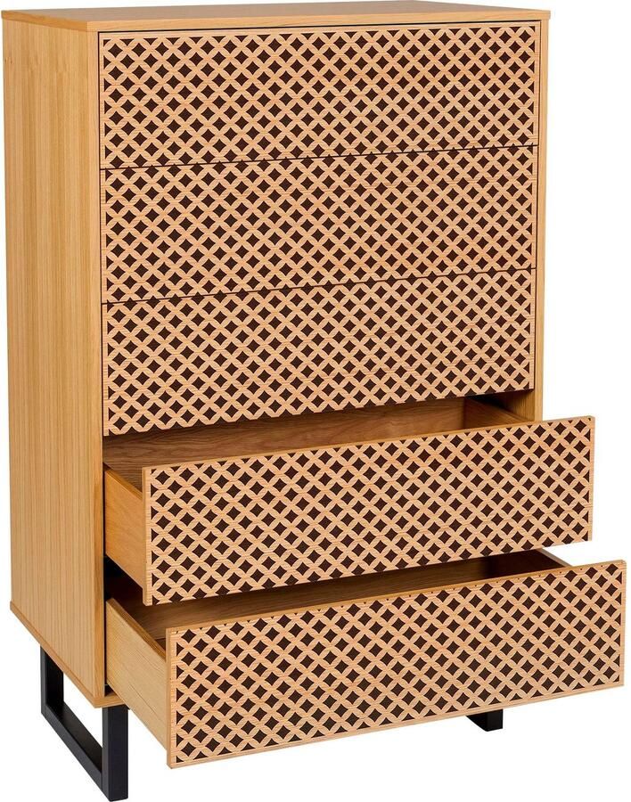 Woodman Kast in scandinavisch design met bijzondere print - Foto 2