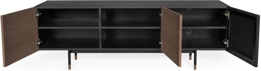 Woodman Kast Jeugd Kommode Houtfineer van walnoot Scandinavisch design - Foto 6