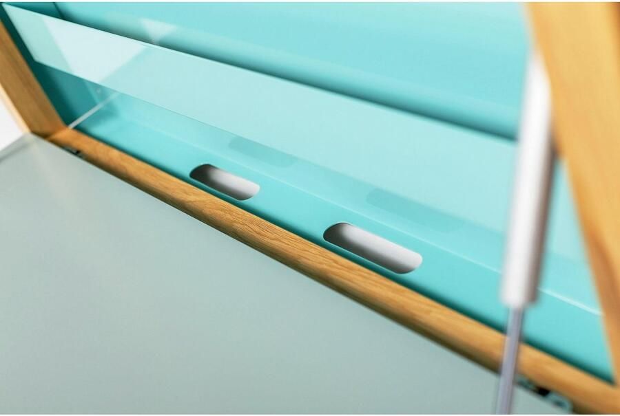 Woodman Klaptafel Brenta om uit te klappen ruimtebesparend frame van massief eiken fsc - Foto 7