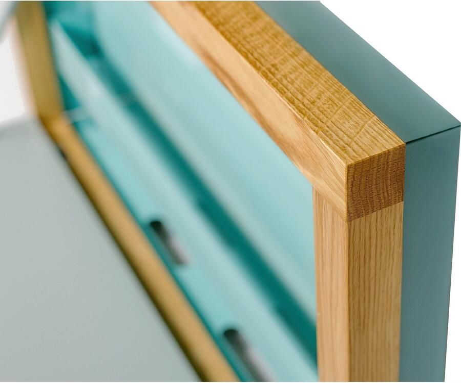 Woodman Klaptafel Brenta om uit te klappen ruimtebesparend frame van massief eiken fsc - Foto 2