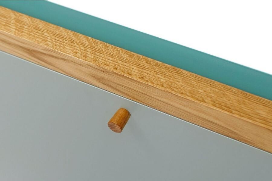 Woodman Klaptafel Brenta om uit te klappen ruimtebesparend frame van massief eiken fsc - Foto 9