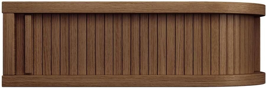 Woodman Nachtkastje Farsta in 3 kleuren met tambour schuifdeuren met eikenhout gefineerd - Foto 11