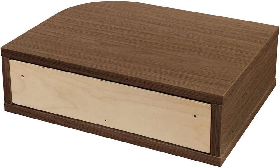 Woodman Nachtkastje Farsta in 3 kleuren met tambour schuifdeuren met eikenhout gefineerd - Foto 3