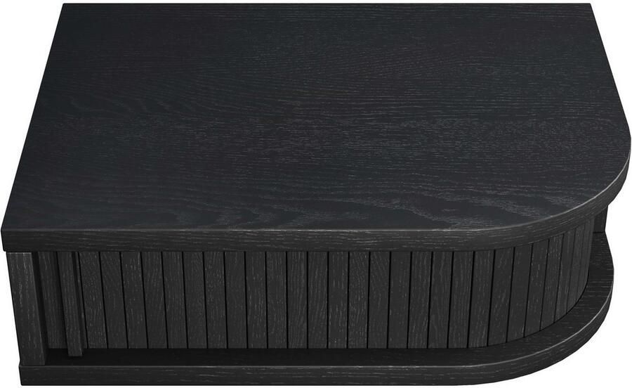 Woodman Nachtkastje Farsta in 3 kleuren met tambour schuifdeuren met eikenhout gefineerd - Foto 3