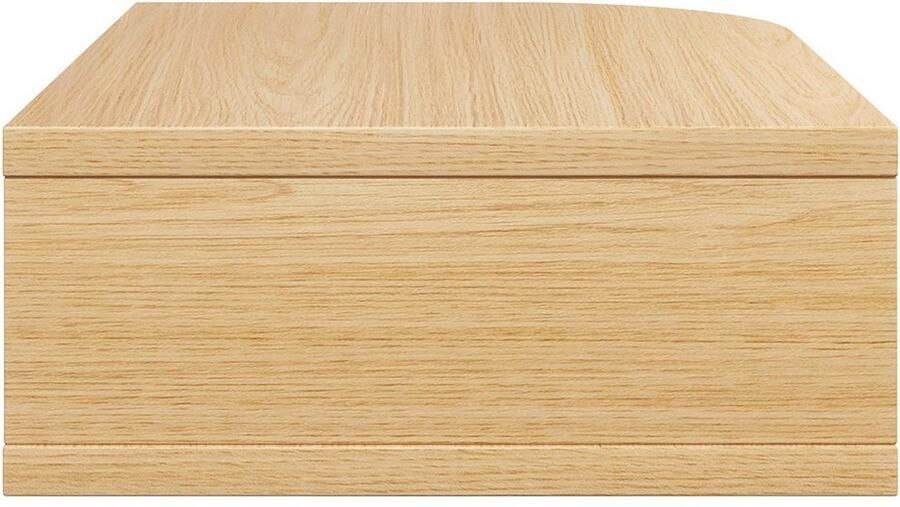 Woodman Nachtkastje Farsta in 3 kleuren met tambour schuifdeuren met eikenhout gefineerd - Foto 6