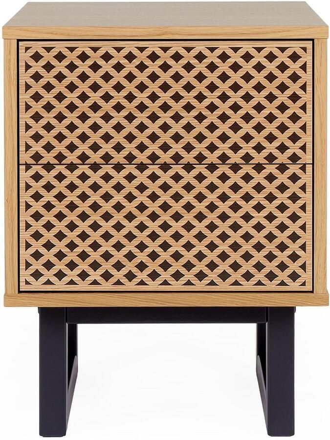 Woodman Nachtkastje Houtfineer van eiken - Foto 5