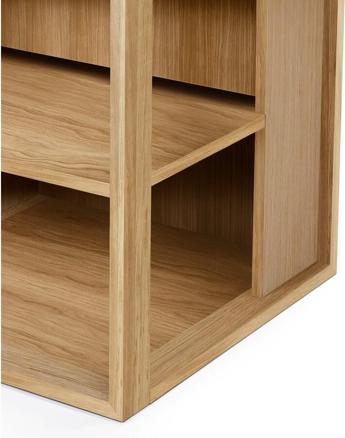 Woodman Salontafel Cube Houtfineer van eiken - Foto 6