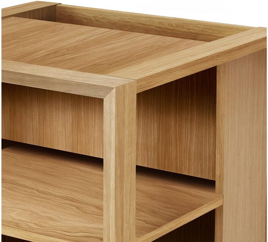 Woodman Salontafel Cube Houtfineer van eiken - Foto 5