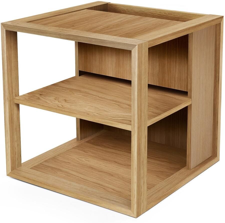Woodman Salontafel Cube Houtfineer van eiken