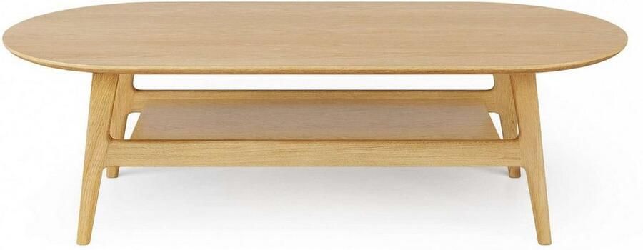 Woodman Salontafel Curved Scandi Design breedte 130 cm - Foto 3