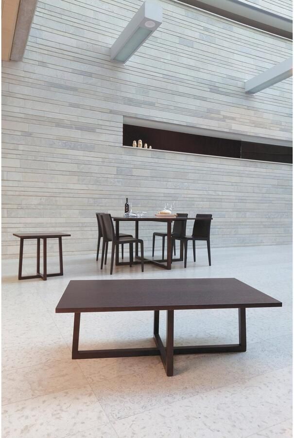 Woodman Salontafel Milo Breedte 115 cm frame van massief hout - Foto 2