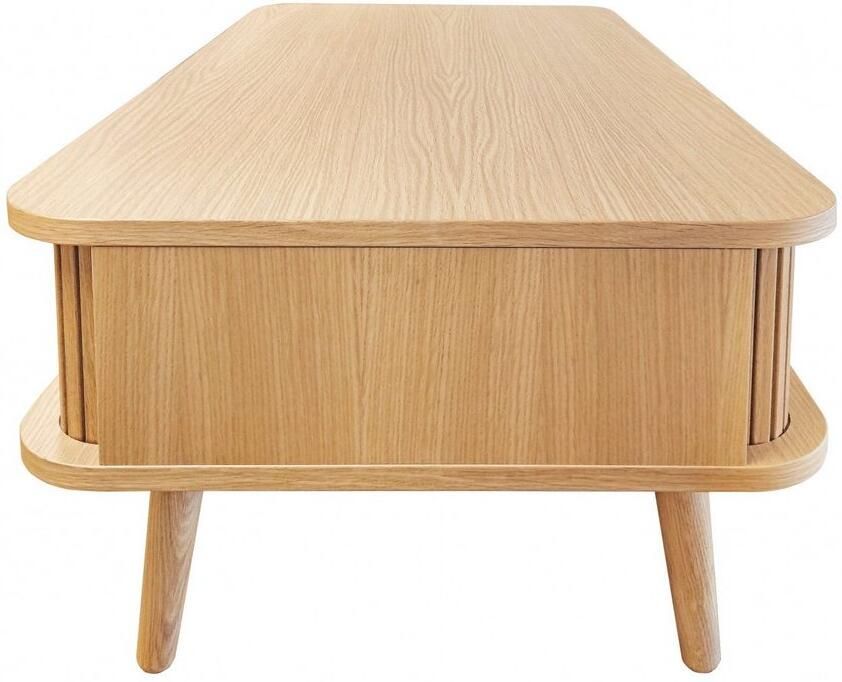 Woodman Salontafel Rove uniek ontwerp gedeeltelijk massief breedte 107 cm - Foto 5