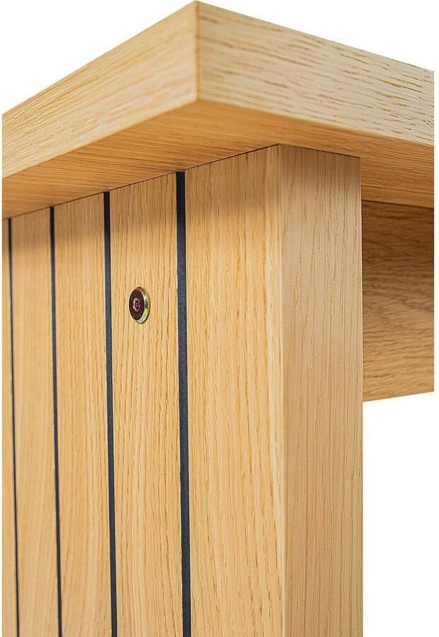 Woodman Salontafel Stripe Houtfineer van eiken - Foto 3