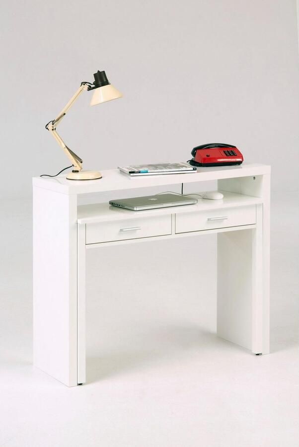 Woodman Sidetable Vince met uittrekfunctie in eenvoudig scandinavisch design fsc - Foto 6