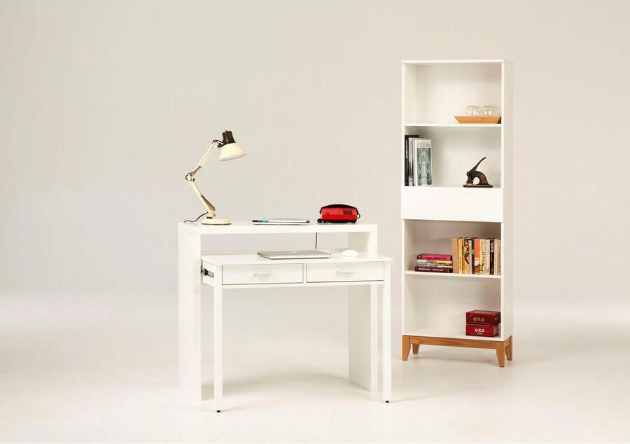 Woodman Sidetable Vince met uittrekfunctie in eenvoudig scandinavisch design fsc - Foto 4