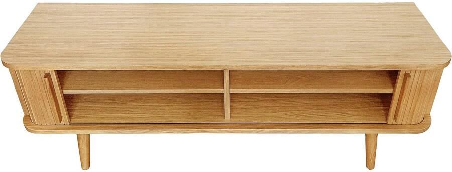 Woodman Tv-meubel Rove bijzonder design in twee breedtes met eikenhoutfineer fsc - Foto 6