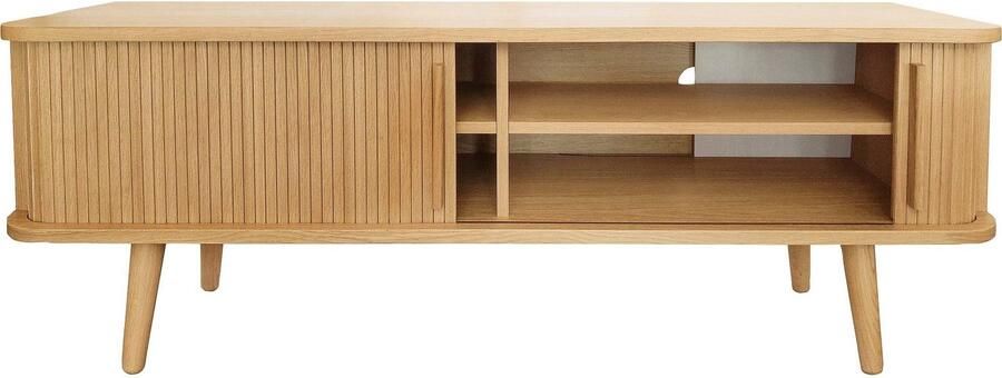 Woodman Tv-meubel Rove bijzonder design in twee breedtes met eikenhoutfineer fsc - Foto 8