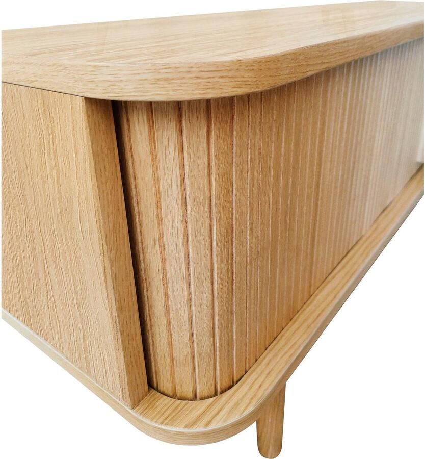 Woodman Tv-meubel Rove bijzonder design in twee breedtes met eikenfineer - Foto 2