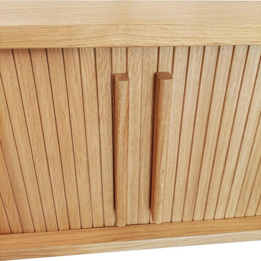 Woodman Tv-meubel Rove bijzonder design in twee breedtes met eikenhoutfineer fsc - Foto 2
