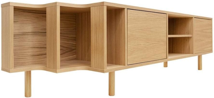 Woodman Tv-meubel Shift met echt houtfineer van eiken breedte 189 cm met push-to-open - Foto 18