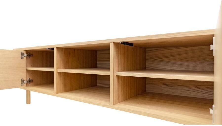 Woodman Tv-meubel Shift met echt houtfineer van eiken breedte 189 cm met push-to-open - Foto 9