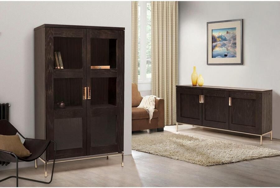 Woodman Dressoir Parlan Kast soft-close breedte 150 cm FSC - Foto 5