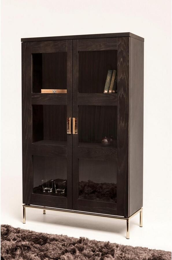 Woodman Vitrinekast Parlan met twee glasdeuren en soft-closefunctie breedte 148 cm - Foto 7