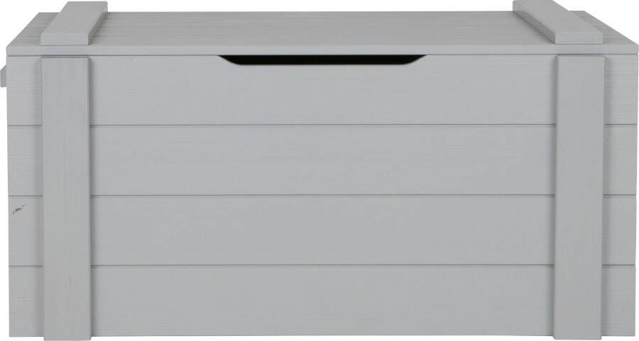 WOOOD Dekenkist Dennis Opbergdoos van massief hout breedte 96 cm - Foto 6