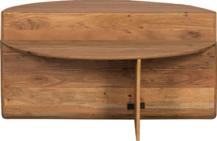 WOOOD Salontafel Jaws van acaciahout h 45 cm x ø 90 cm - Foto 3