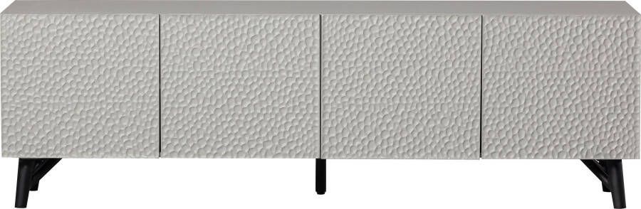 WOOOD Tv-meubel Carve TV-dressoir Fronten met opvallende patronen H 56 cm x B 181 cm - Foto 2