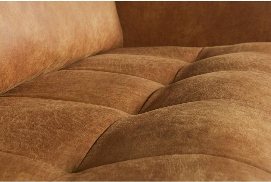 BePureHome Rodeo Classic Bank 3-Zits Recycle Leer Cognac 83x275x88 - Foto 5