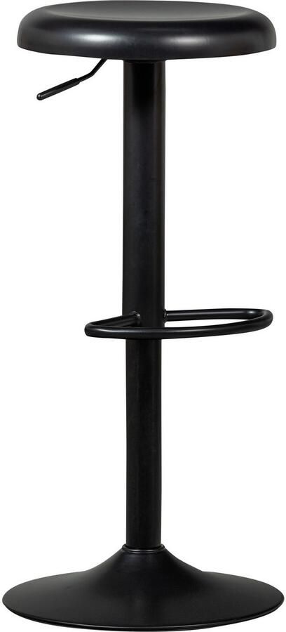 WOOOD Verstelbare Barkruk Isaac Zwart (zithoogte 61-81cm) - Foto 6