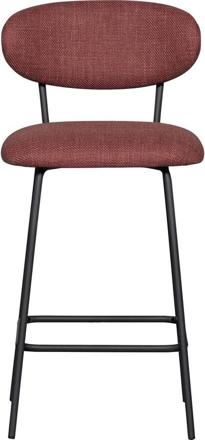 WOOOD Barkruk KJELD gevoerd met geweven stof hoogte 93 cm (2 stuks) - Foto 7