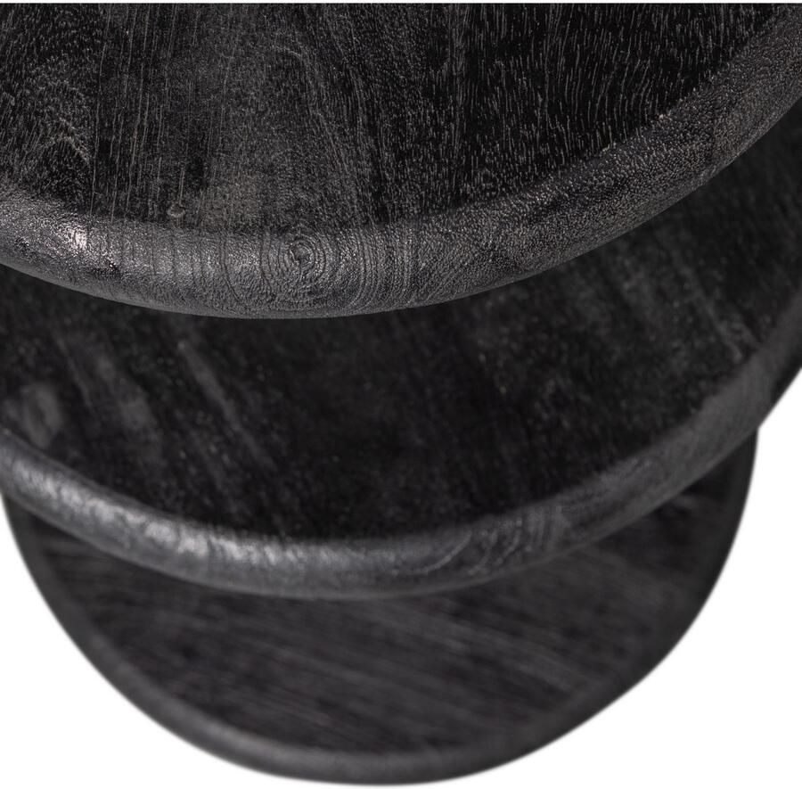 WOOOD Barkruk KOLBY van mangohout ronde vorm h 74 cm x ø 40 cm - Foto 2