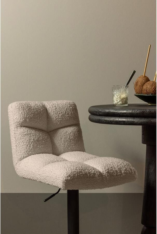 WOOOD Barkruk Vinny draaibaar in hoogte verstelbaar breedte 44 cm (set 2 stuks) - Foto 5