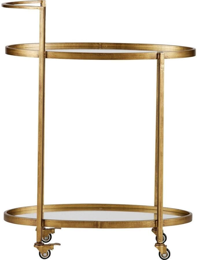BePureHome Push Trolley Metaal Antique Brass 86x67x35 - Foto 2