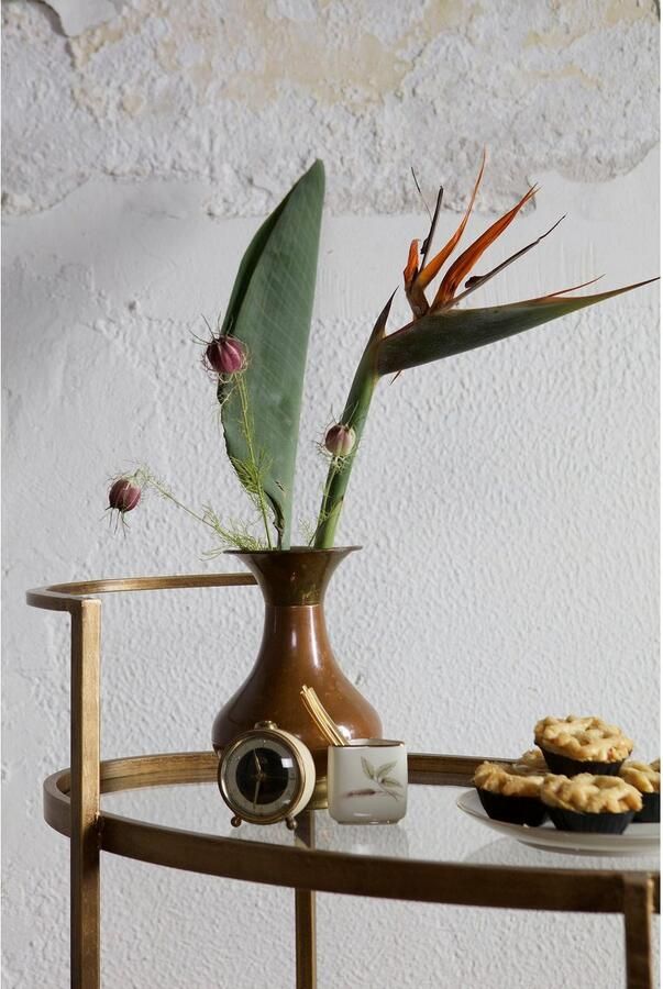 BePureHome Push Trolley Metaal Antique Brass 86x67x35 - Foto 6