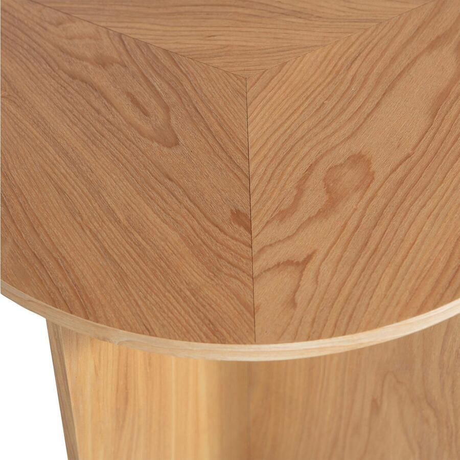 WOOOD set van 2 Bijzettafels Lina Hout Naturel 45x45x45 35x35x35