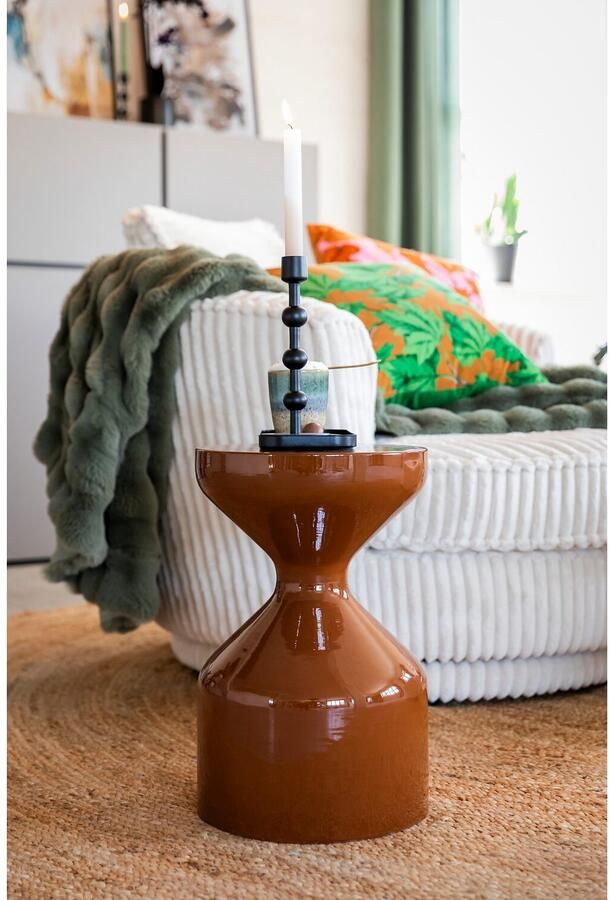 WOOOD Bijzettafel Floyd van metaal h 47 cm x b 30 cm - Foto 4