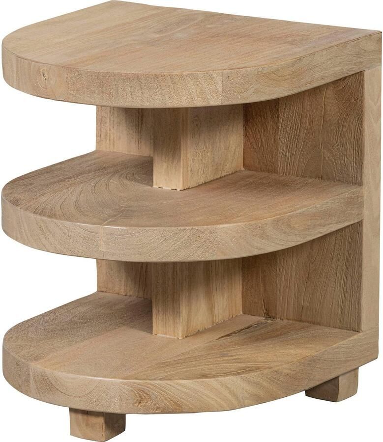 WOOOD Bijzettafel Milan van mango-hout h 42 cm x b 36 cm - Foto 4