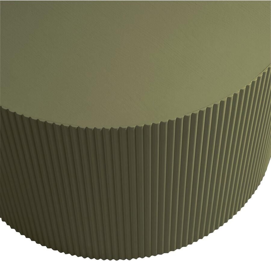 WOOOD Bijzettafel Prague ronde vorm van geperst plaatmateriaal hoogte 40 x ø 60 cm - Foto 2
