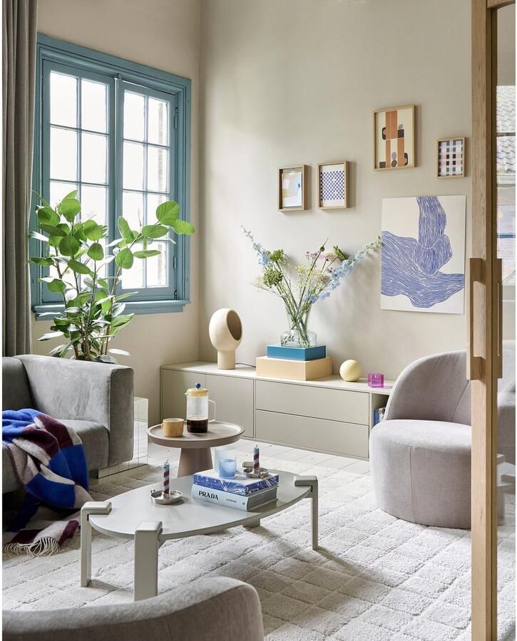 WOOOD Bijzettafel Stockholm met afgeronde hoeken h 45 cm x b 45 cm - Foto 4