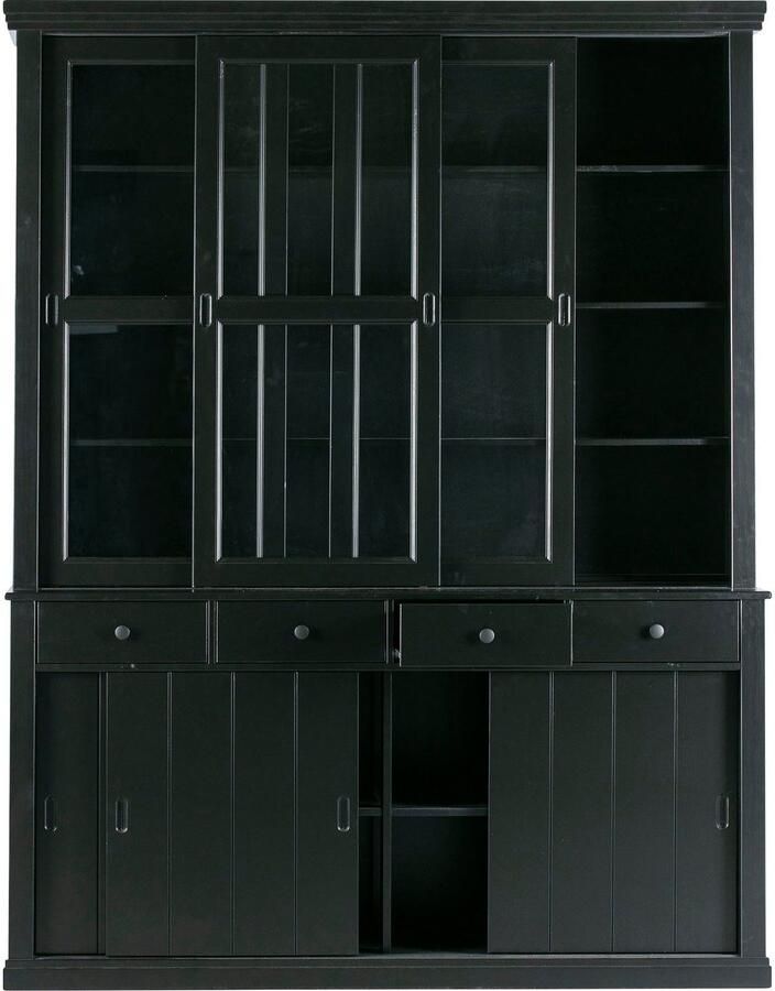 WOOOD Buffetkast Lagos veel opbergruimte met glazen deuren h 213 cm x b 163 cm - Foto 3