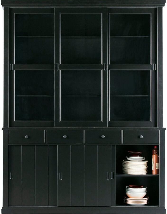 WOOOD Buffetkast Lagos veel opbergruimte met glazen deuren h 213 cm x b 163 cm - Foto 4