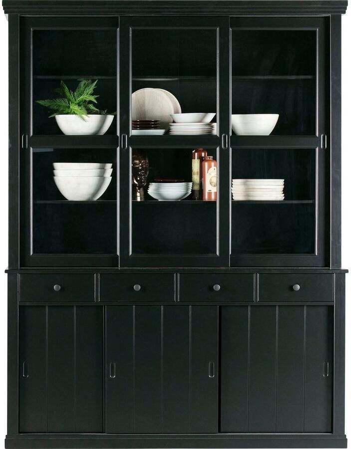 WOOOD Buffetkast Lagos veel opbergruimte met glazen deuren h 213 cm x b 163 cm - Foto 5