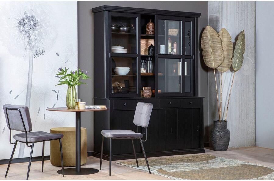 WOOOD Buffetkast Lagos veel opbergruimte met glazen deuren h 213 cm x b 163 cm - Foto 10