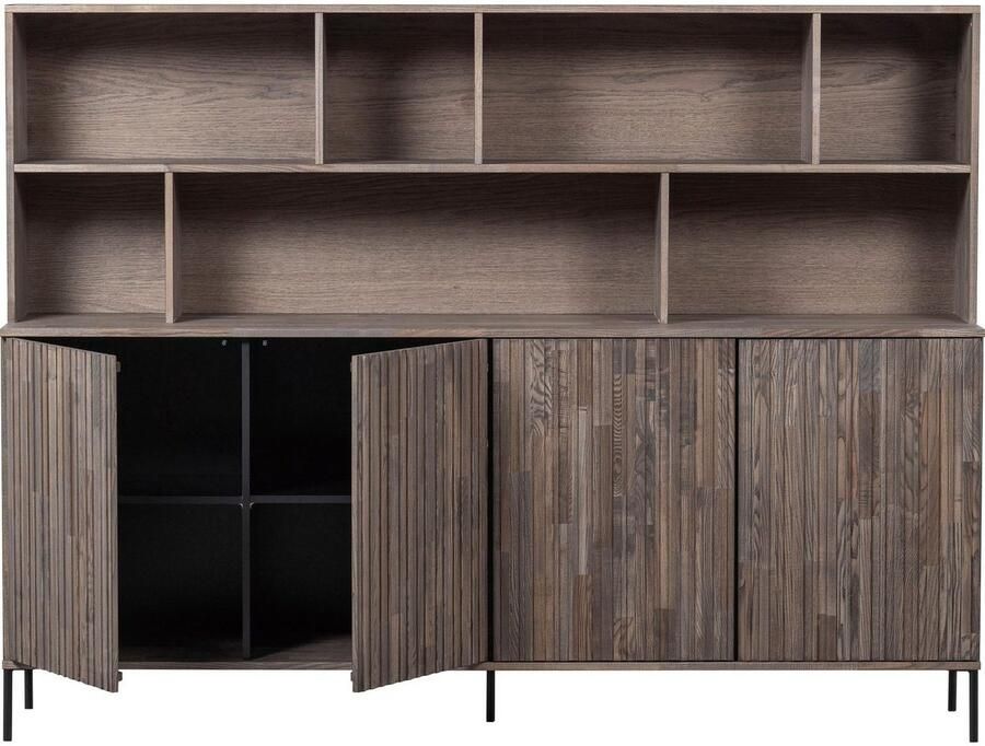 WOOOD Buffetkast Gravu veel opbergruimte push-to-open functie h 150 cm x b 200 cm - Foto 9